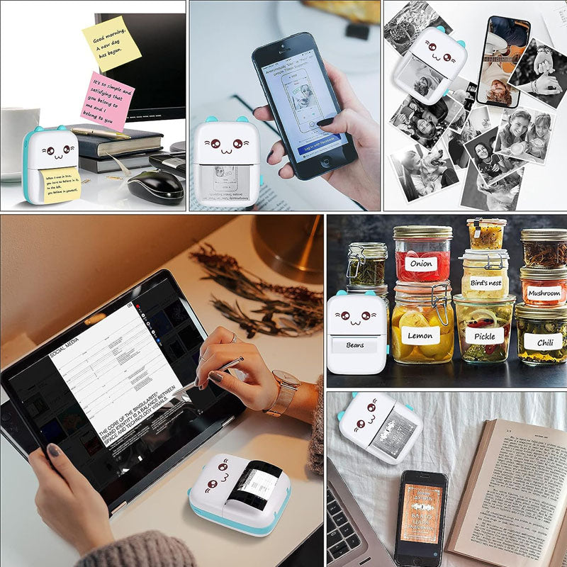 Mini Pocket Printer for Students - Bluetooth connectivity ✅