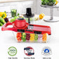 High Quality 10 In 1 Mandoline Slicer Vegetable Grater, Cutter with Stainless Steel Blades