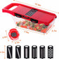 High Quality 10 In 1 Mandoline Slicer Vegetable Grater, Cutter with Stainless Steel Blades