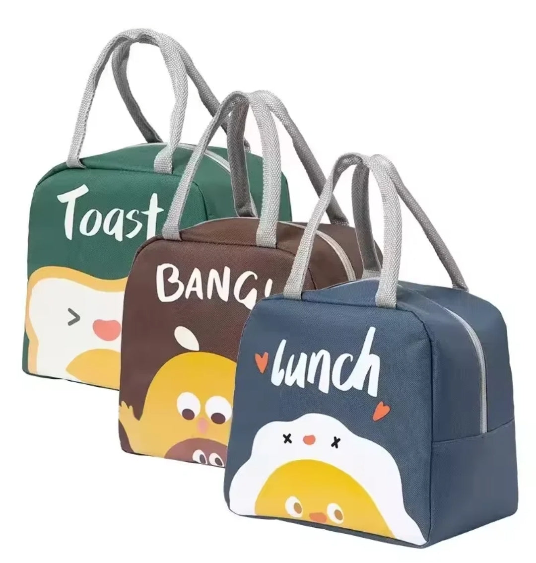 Cartoon Cute Fun Large Capacity Thermal Lunch Bag