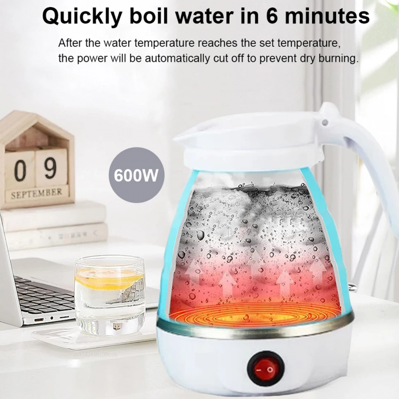 Silicon Foldable Electric Kettle