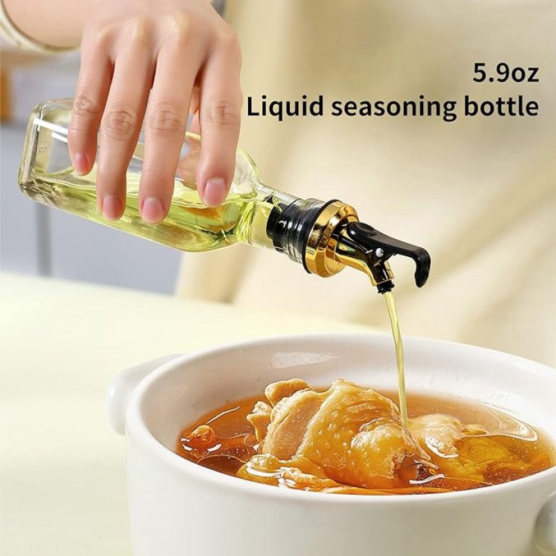 Glass Bottle Seasoning Pepper Salt Dispenser