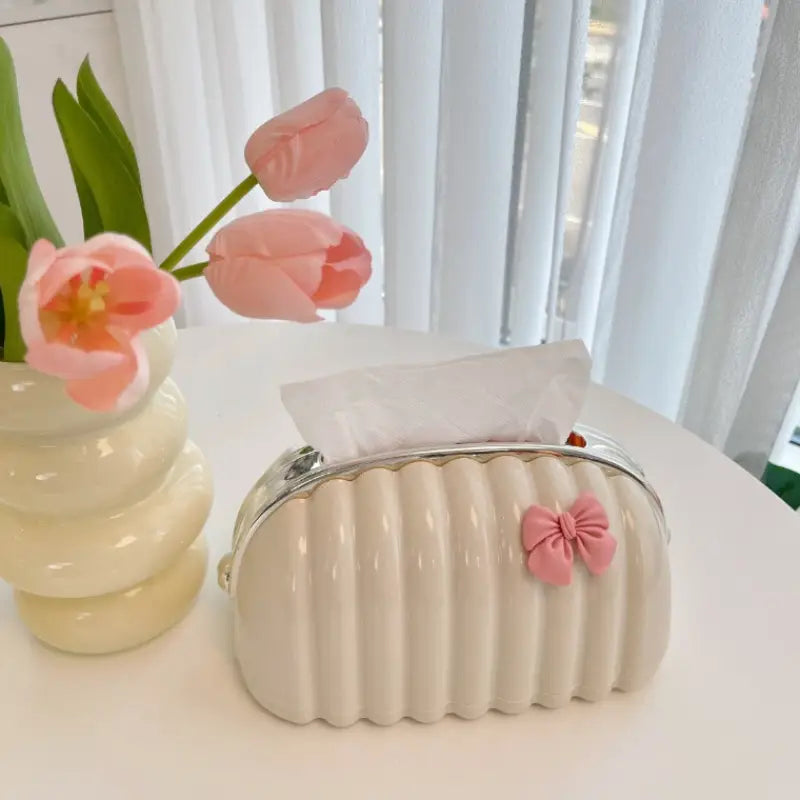 Elegant Plastic Tissue Box Cover - Creative Design for Living Room & Bathroom, Perfect for Home Decor