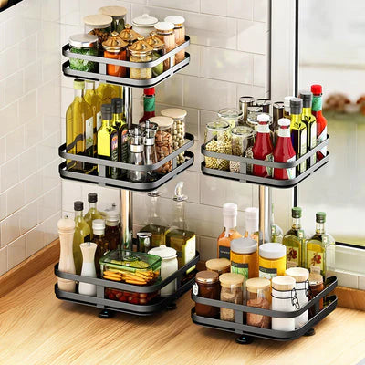 Rotatable Metal Storage Rack