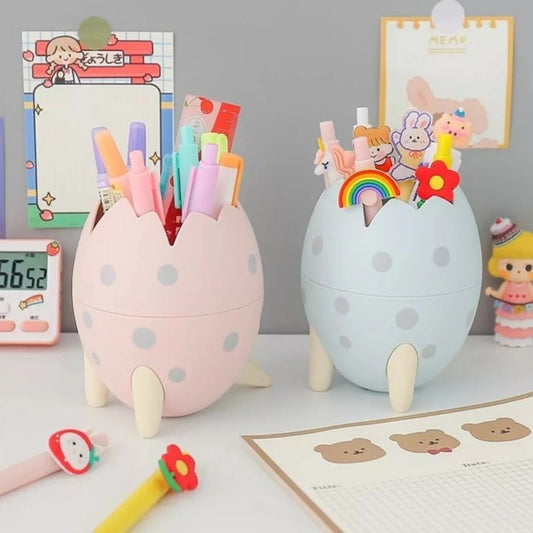 Egg Shape Stationery And Multipurpose Holder