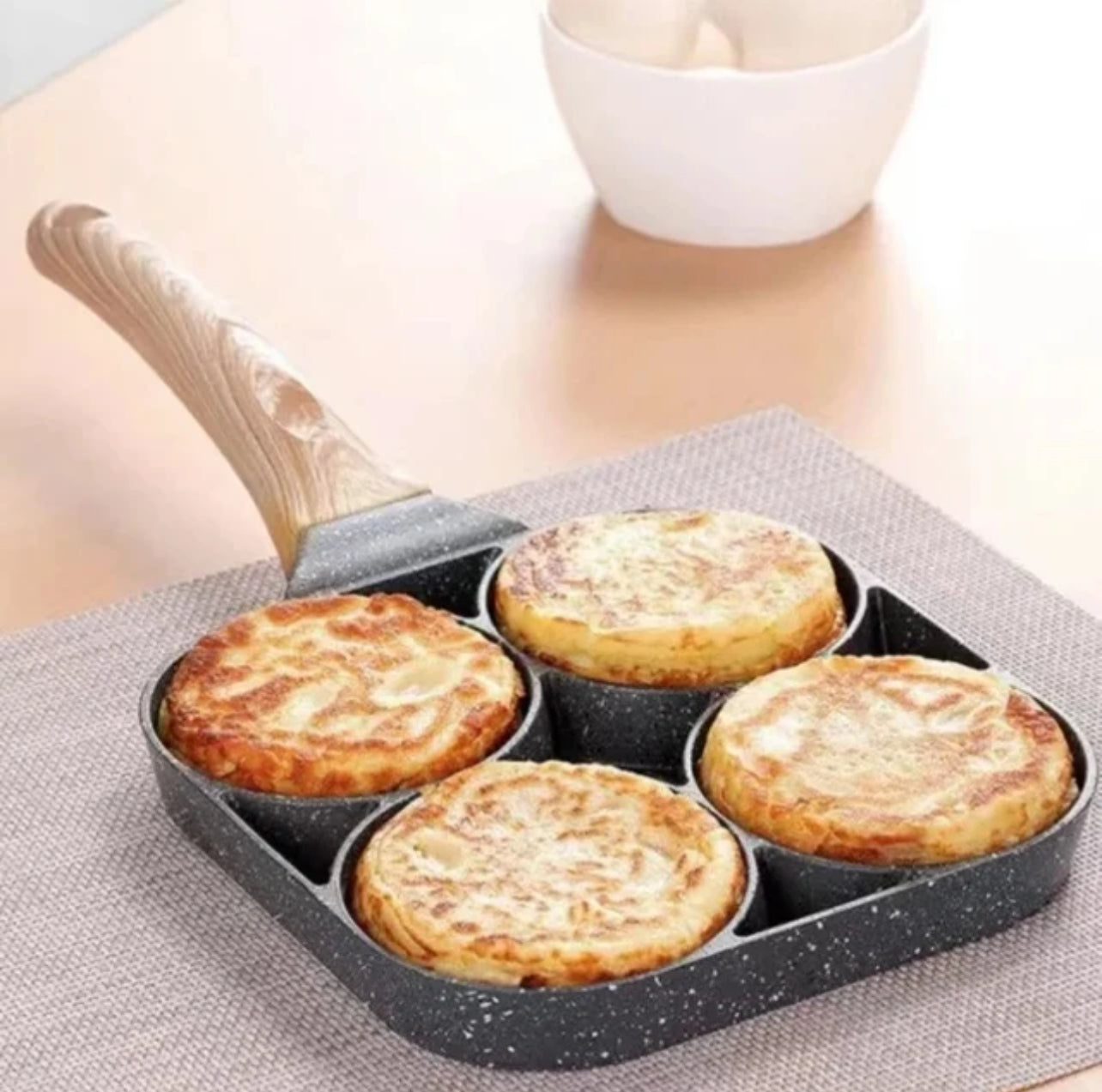 Non Stick Four Portion Frying Pan