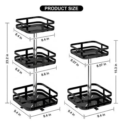 Rotatable Metal Storage Rack