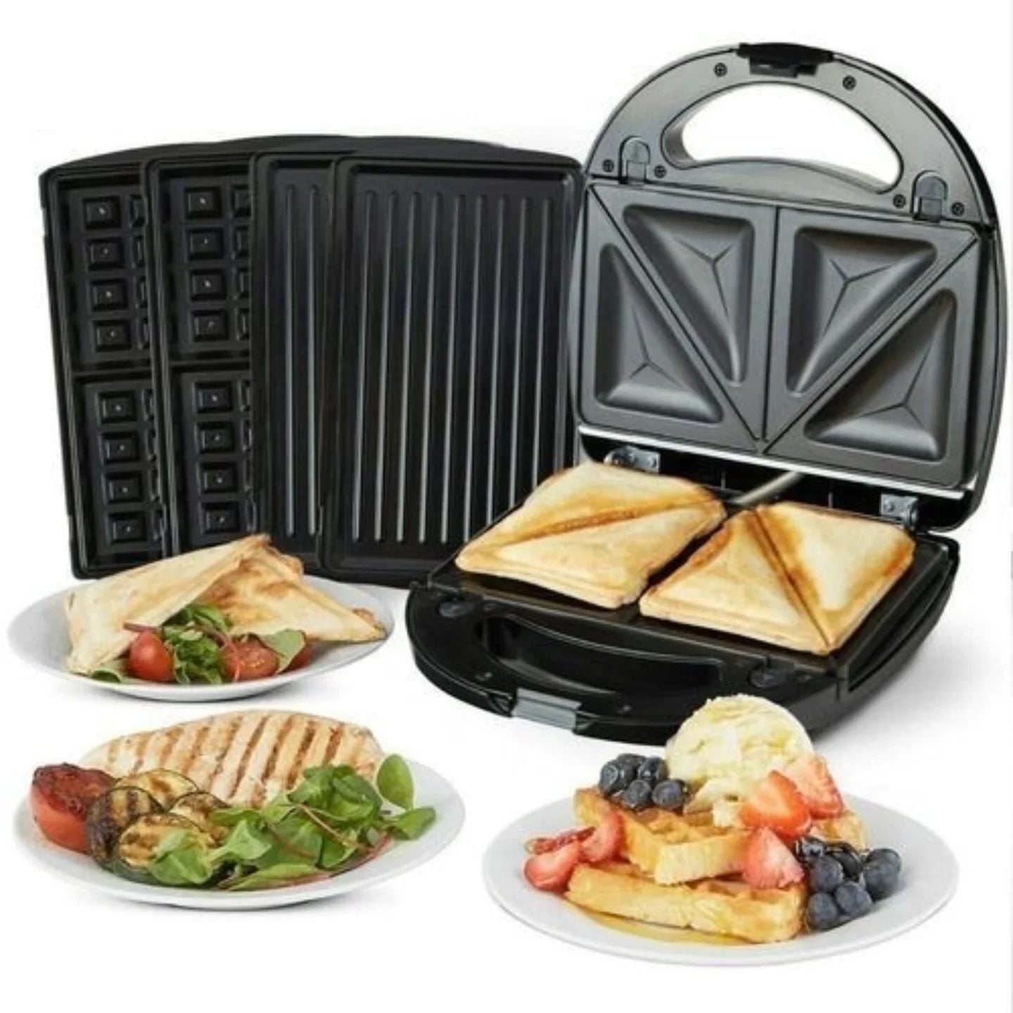 3 in 1 Waffle Grill And Sandwich Maker