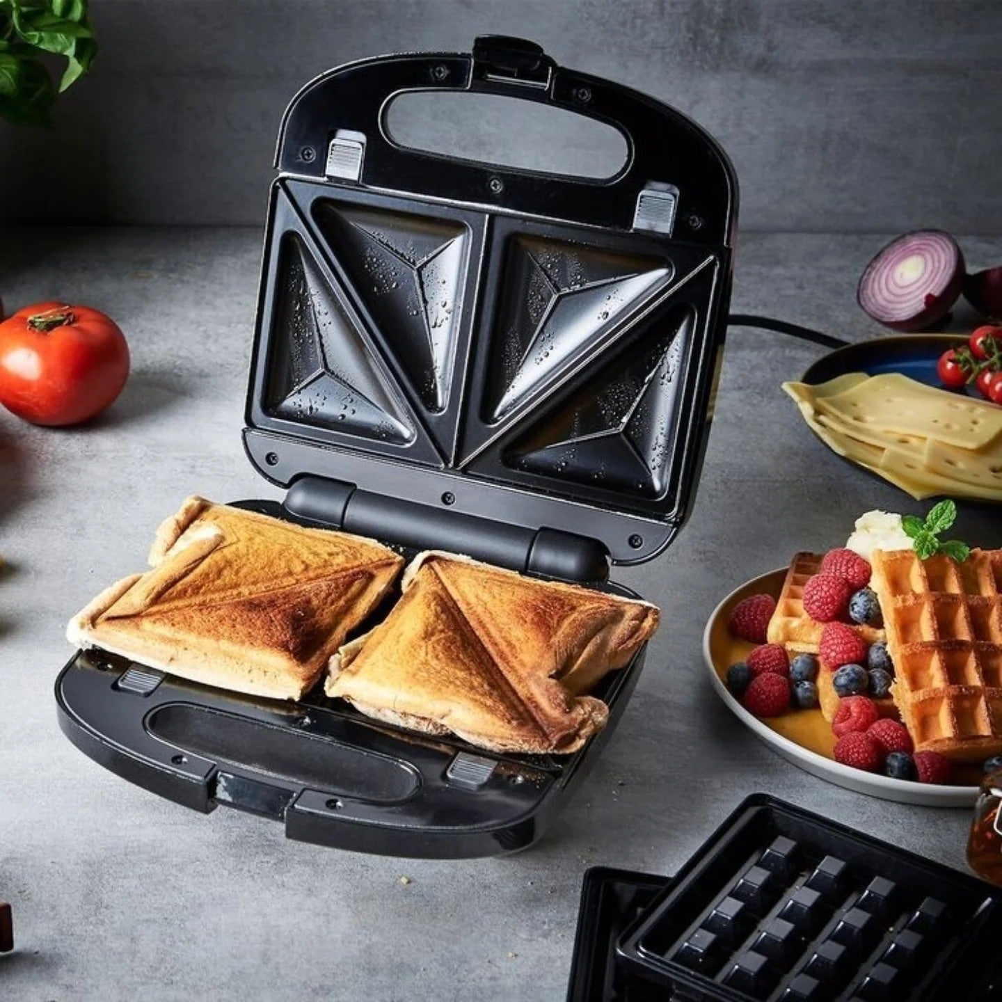 3 in 1 Waffle Grill And Sandwich Maker