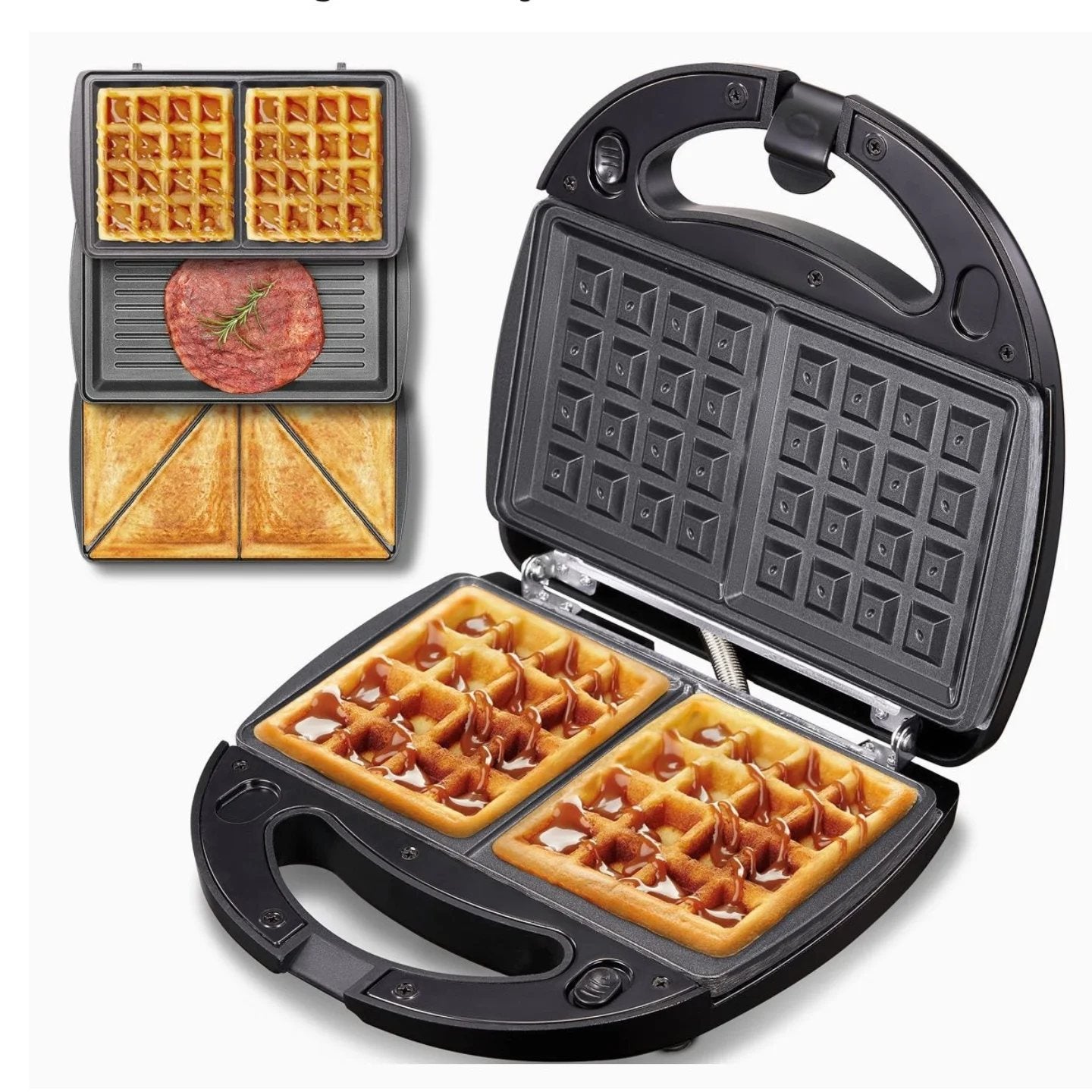 3 in 1 Waffle Grill And Sandwich Maker