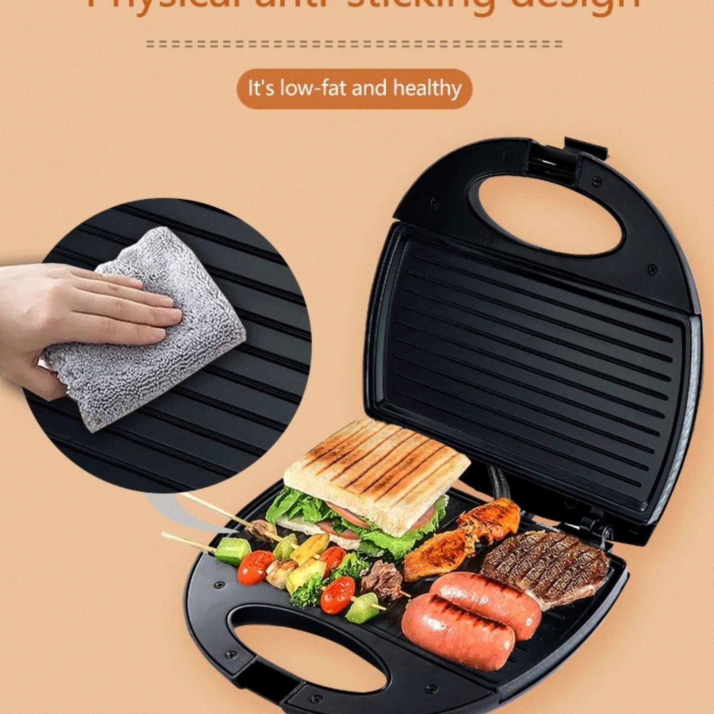 3 in 1 Waffle Grill And Sandwich Maker