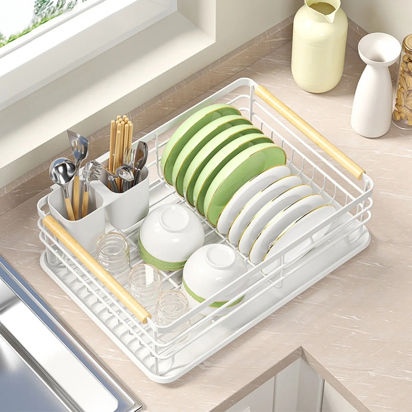 Single Layer Dish Drying Rack