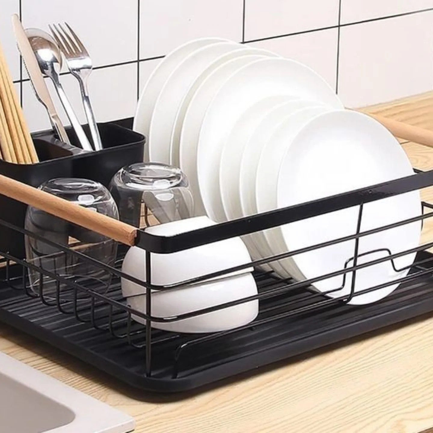 Single Layer Dish Drying Rack