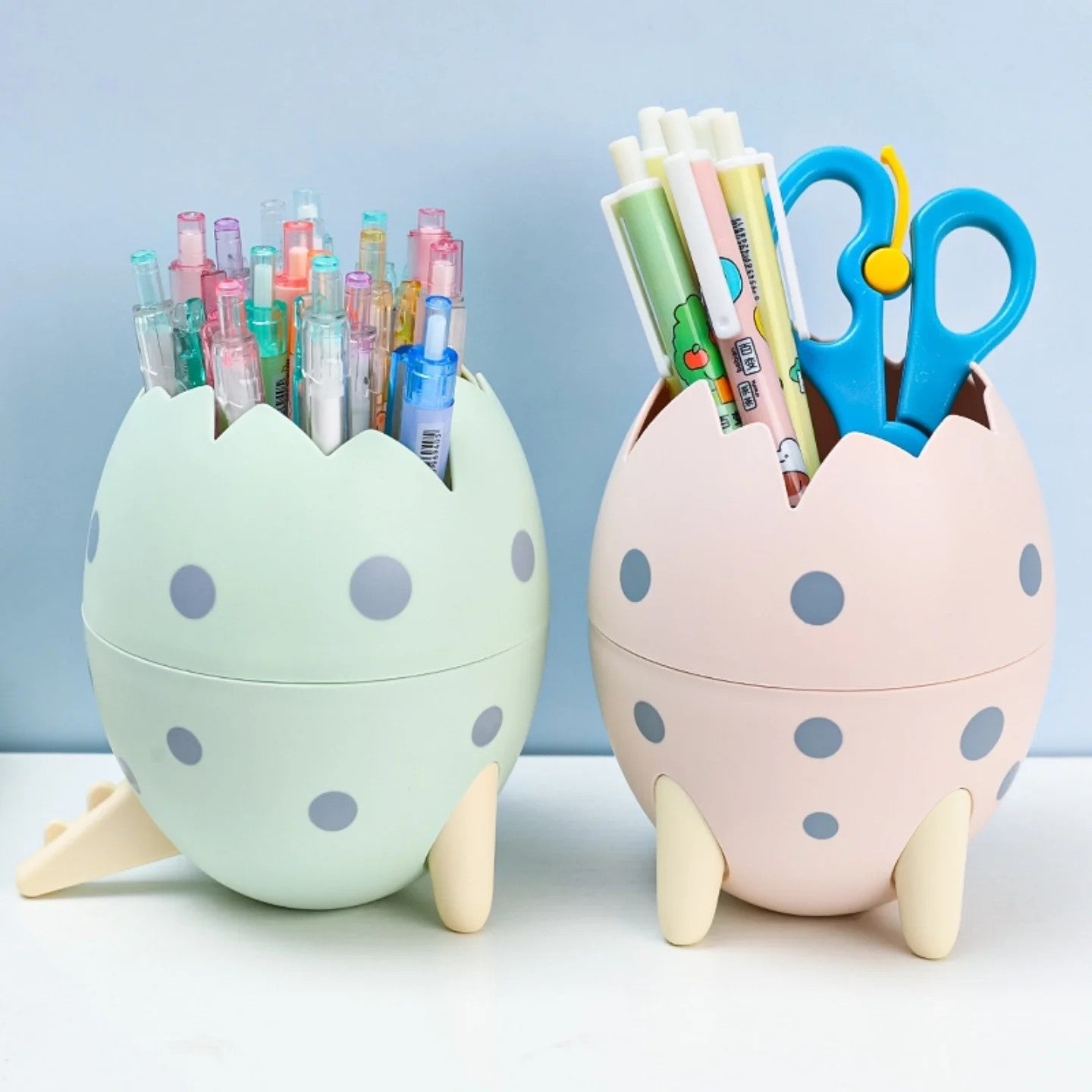 Egg Shape Stationery And Multipurpose Holder