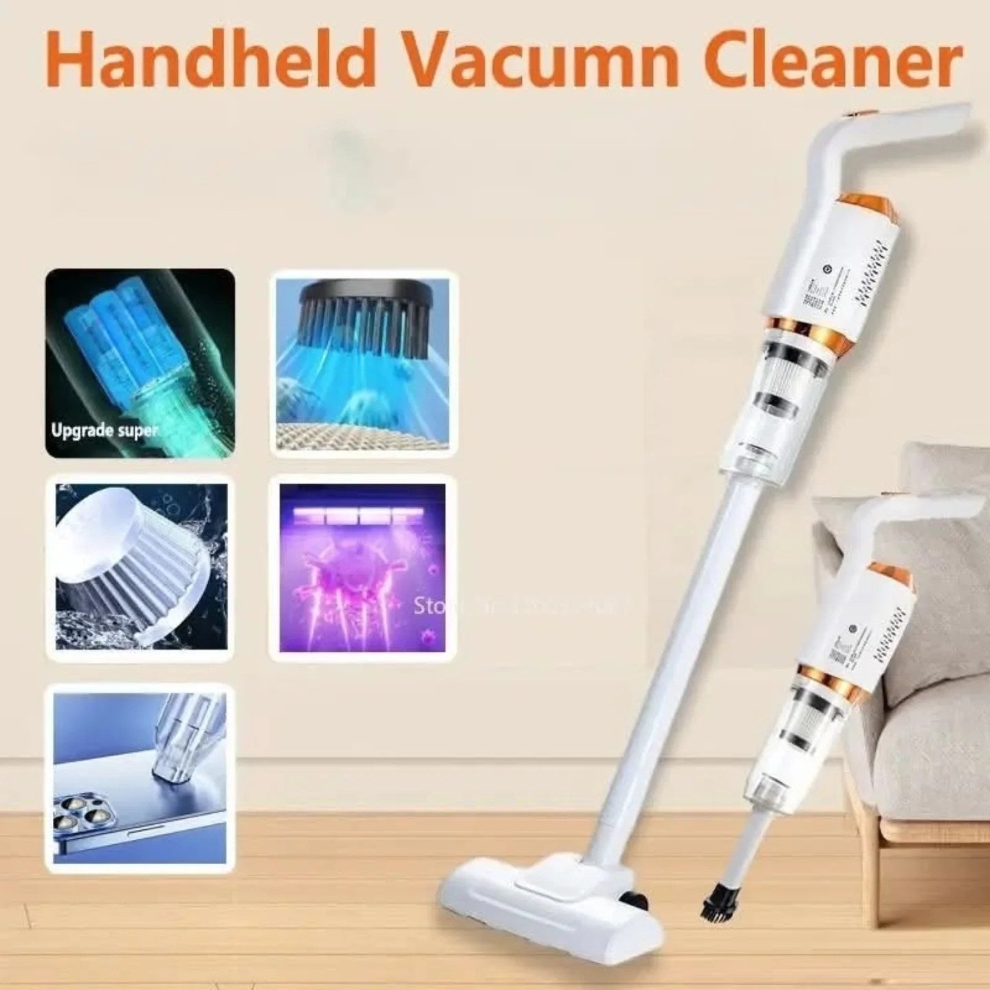 Handheld Wireless Rechargeable Vaccum Cleaner