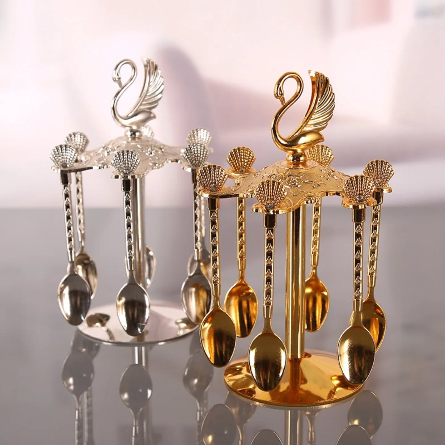 Luxury Spoon Set With Stand