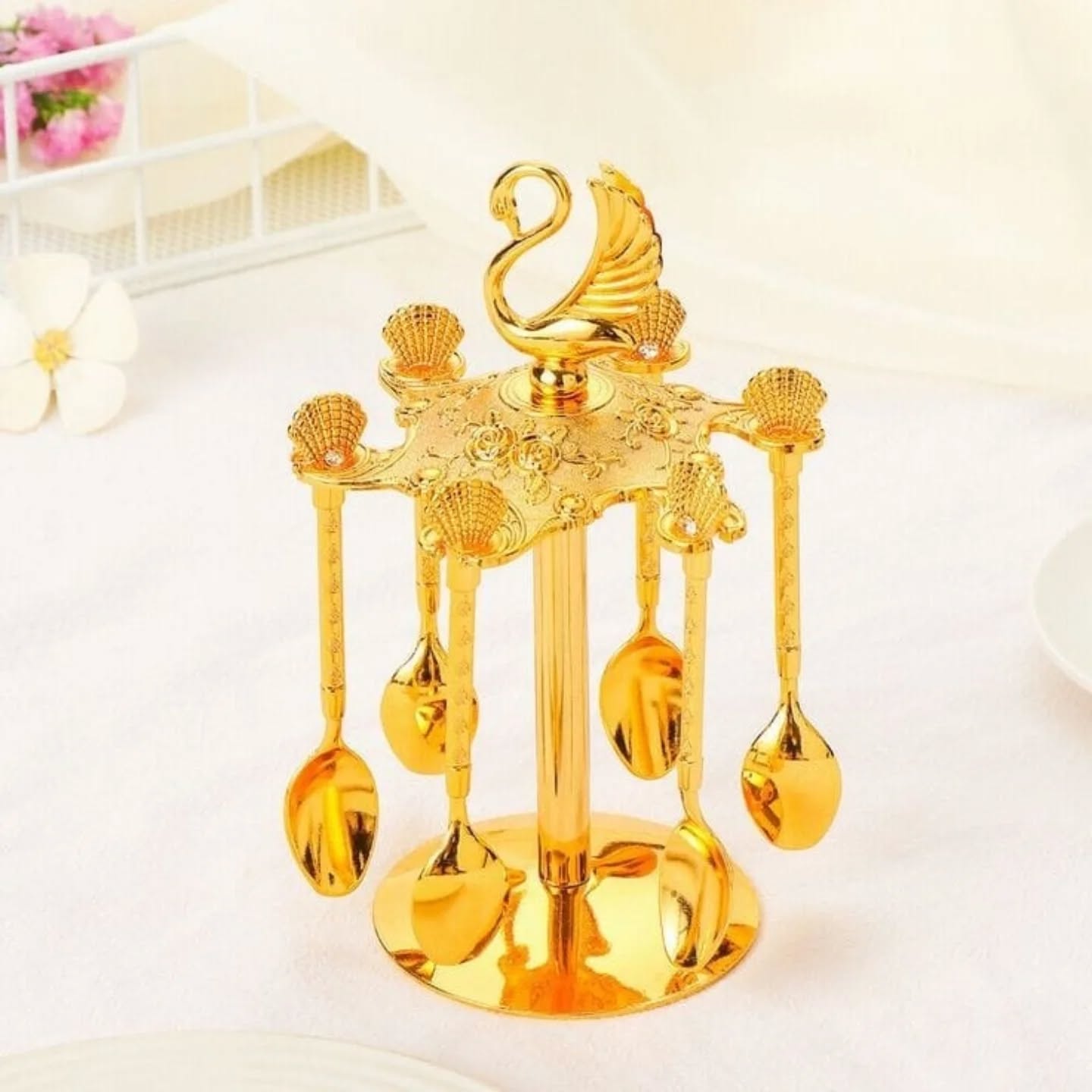 Luxury Spoon Set With Stand