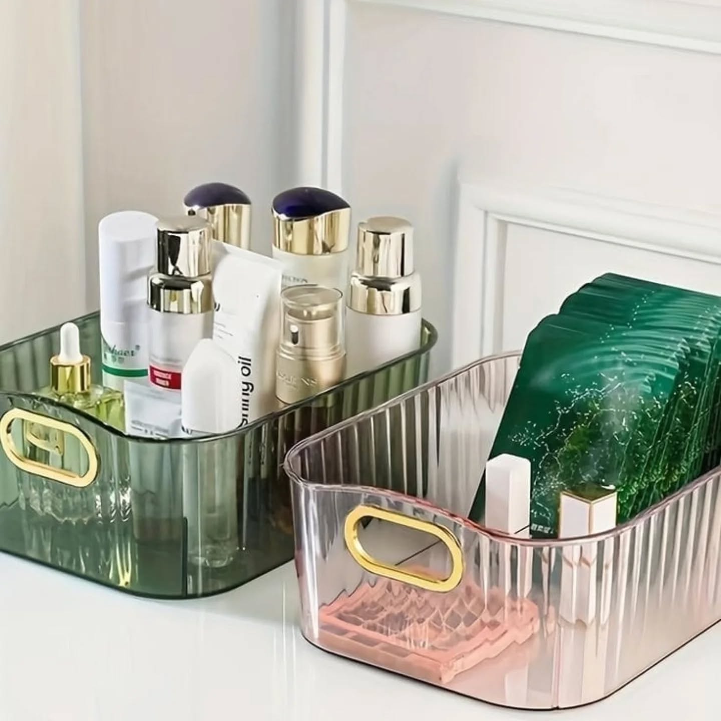 Desktop Acrylic Organizer Baskets