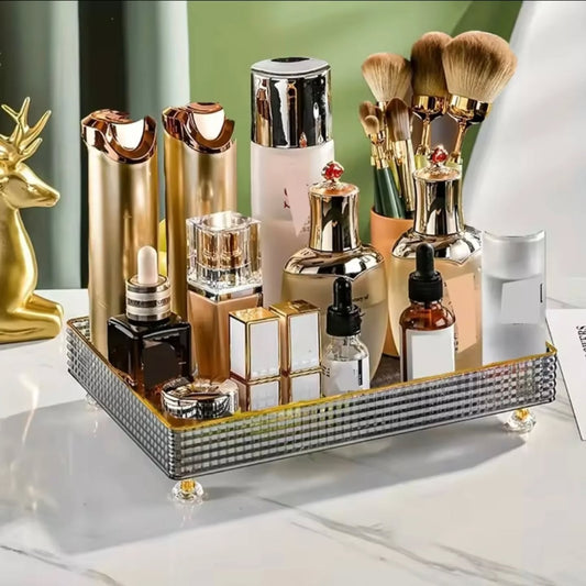 Desktop Perfume And Cosmetic Storage Tray