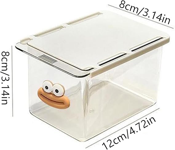 Acrylic Pull Out Makeup Organizer Cotton Swab Cosmetics Storage Box