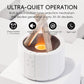 Campfire Flame Fire Diffuser, Bonfire Aromatherapy Essential Oil Diffuser, 250ml Wood Cool Mist Humidifier for Home,Bedroom,Office, Remote Control, Auto Shut-Off, Night Light, Gift (White)