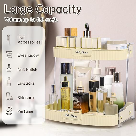 Makeup Organizer Rack 2Layers