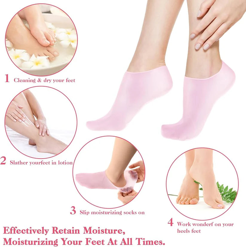 Winter's Foot Moisturizing Silicone Socks