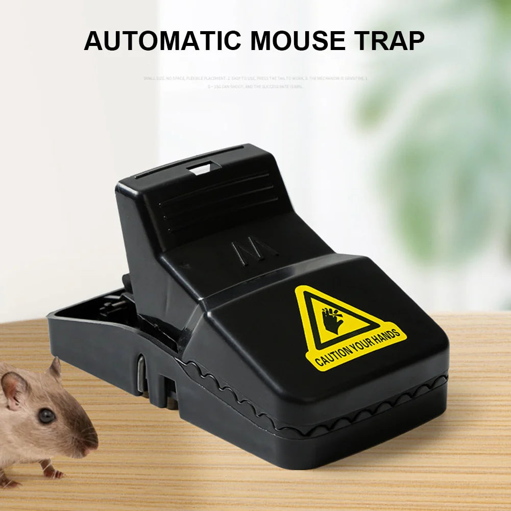 Heavy Duty Plastic Mouse Trap Rat Catcher - Pack of 2