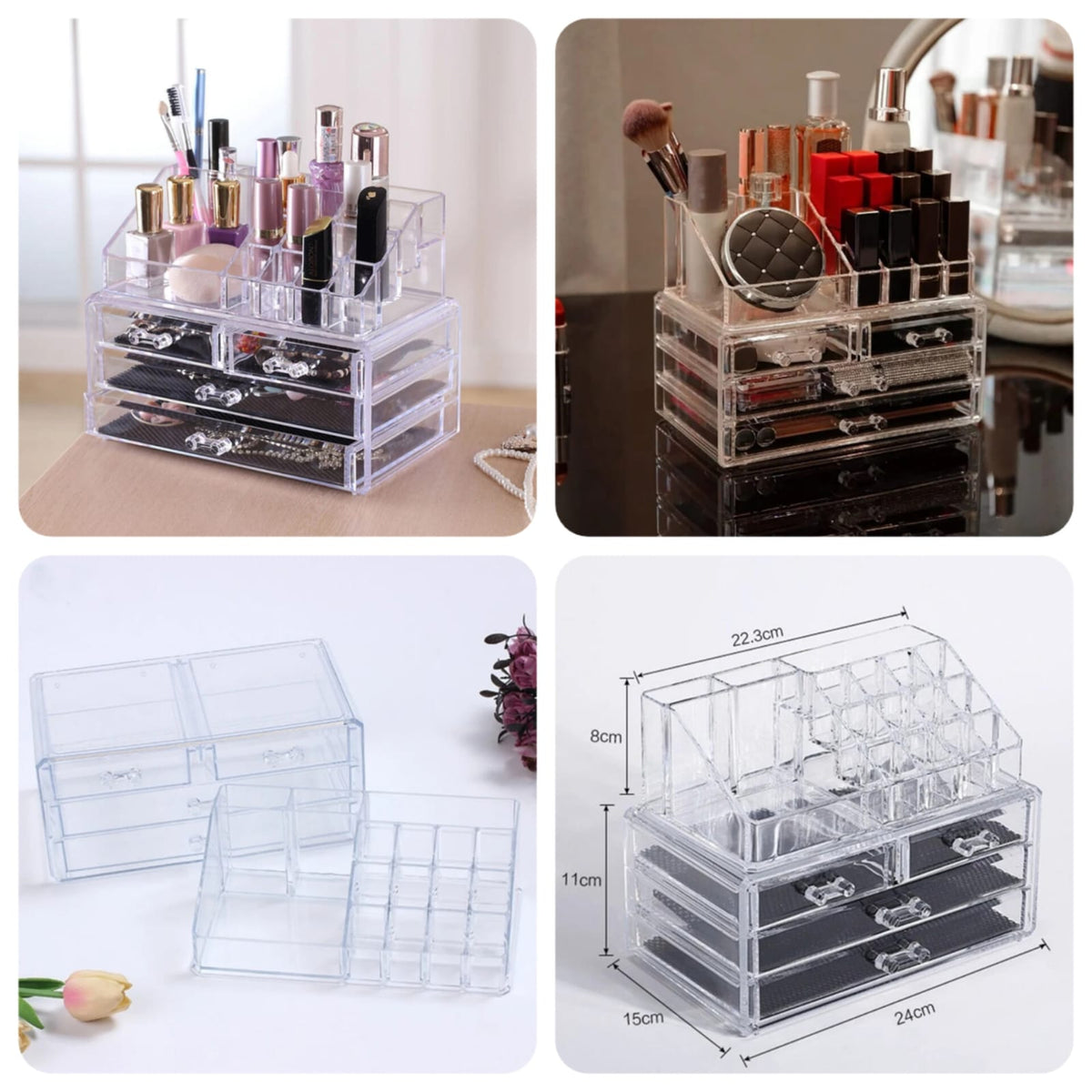 Acrylic Cosmetic Organizer