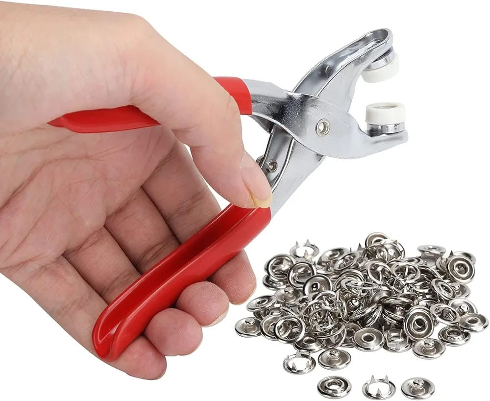 One Press Quick Button Fitter Plier