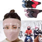 Windproof Anti Dust Full Face Mask, Double Layer Fleece Riding Warm Mask, Winter Warm Cap