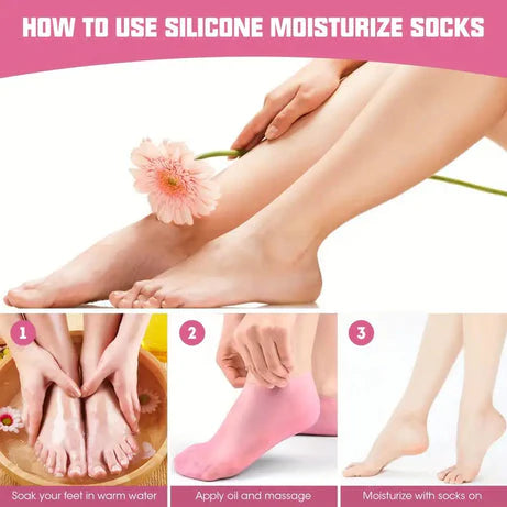 Winter's Foot Moisturizing Silicone Socks