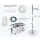 Automatic Rotation Magic Mop Bucket, Bus Style Floor Cleaning Mop, Microfiber Mop Bucket Cleaning Set