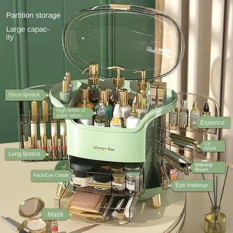 Luxury Cosmetic Organizer (Large Capacity)