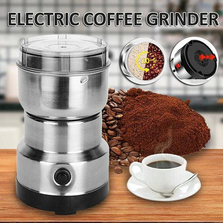 Silver Stainless Steel Electric Grinder