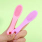 Silicone Nose Cleaning Brush Soft Bristle Facial Cleansing Brush With Finger Glove For Blackhead Removal