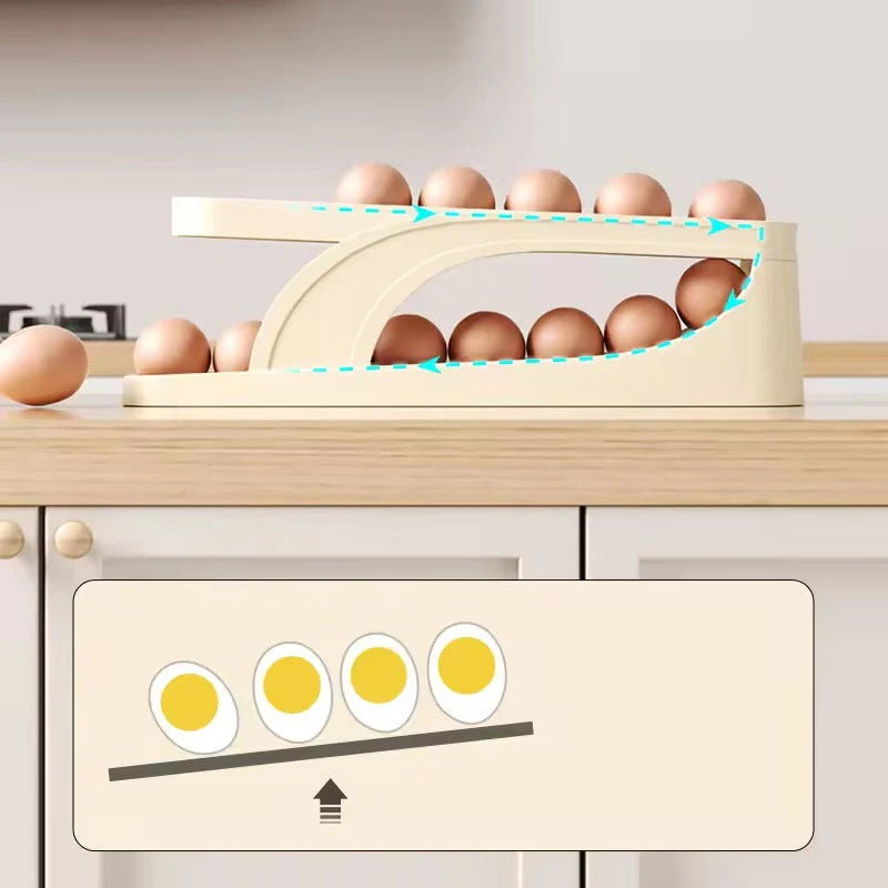 Slide-typeEgg Holder For Refrigerator