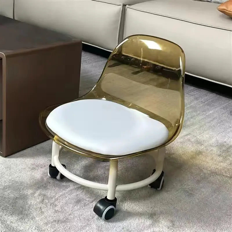 Acrylic moving chair