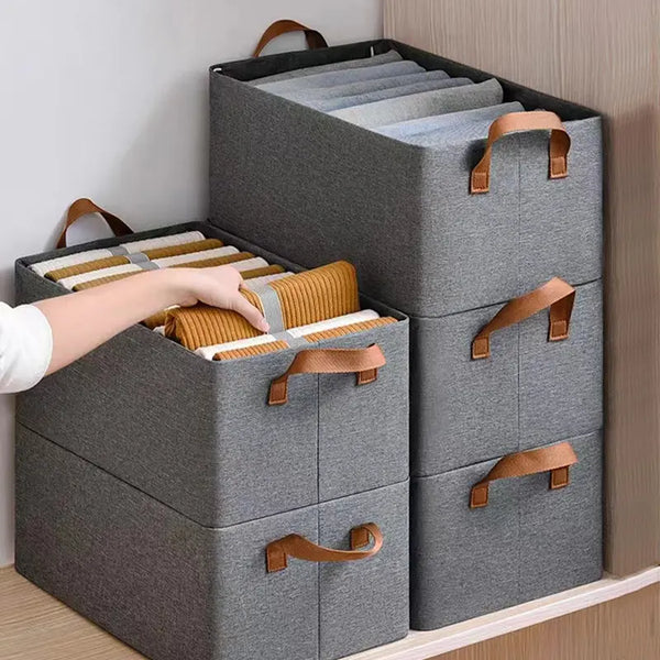 Foldable Clothes Organizer Basket - Premium Quality