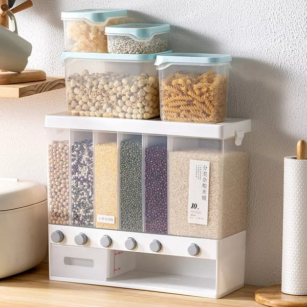 6in1 Wall-Mounted Cereal Dispenser