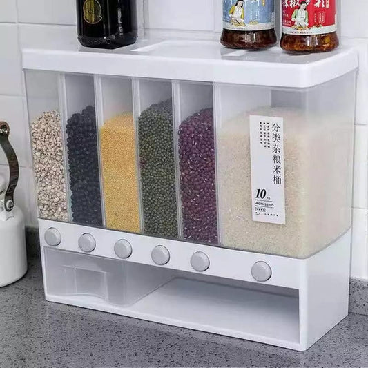 6in1 Wall-Mounted Cereal Dispenser