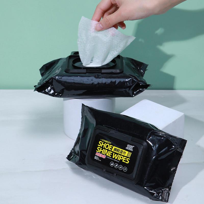 Dirty Shoes Cleaning Wipes - 2 Minutes Solution - 80 Pcs Pack