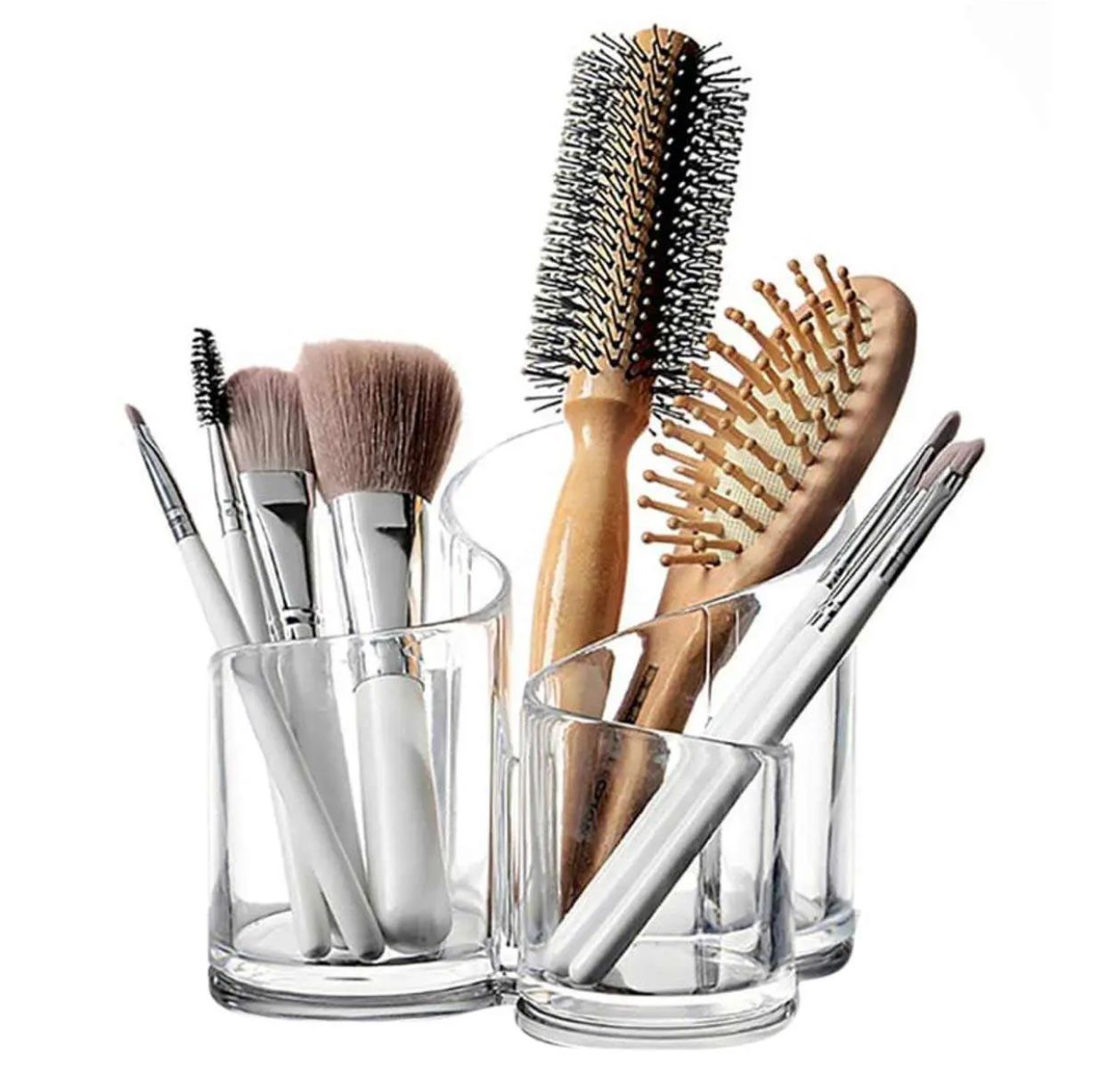 S shape brush holder