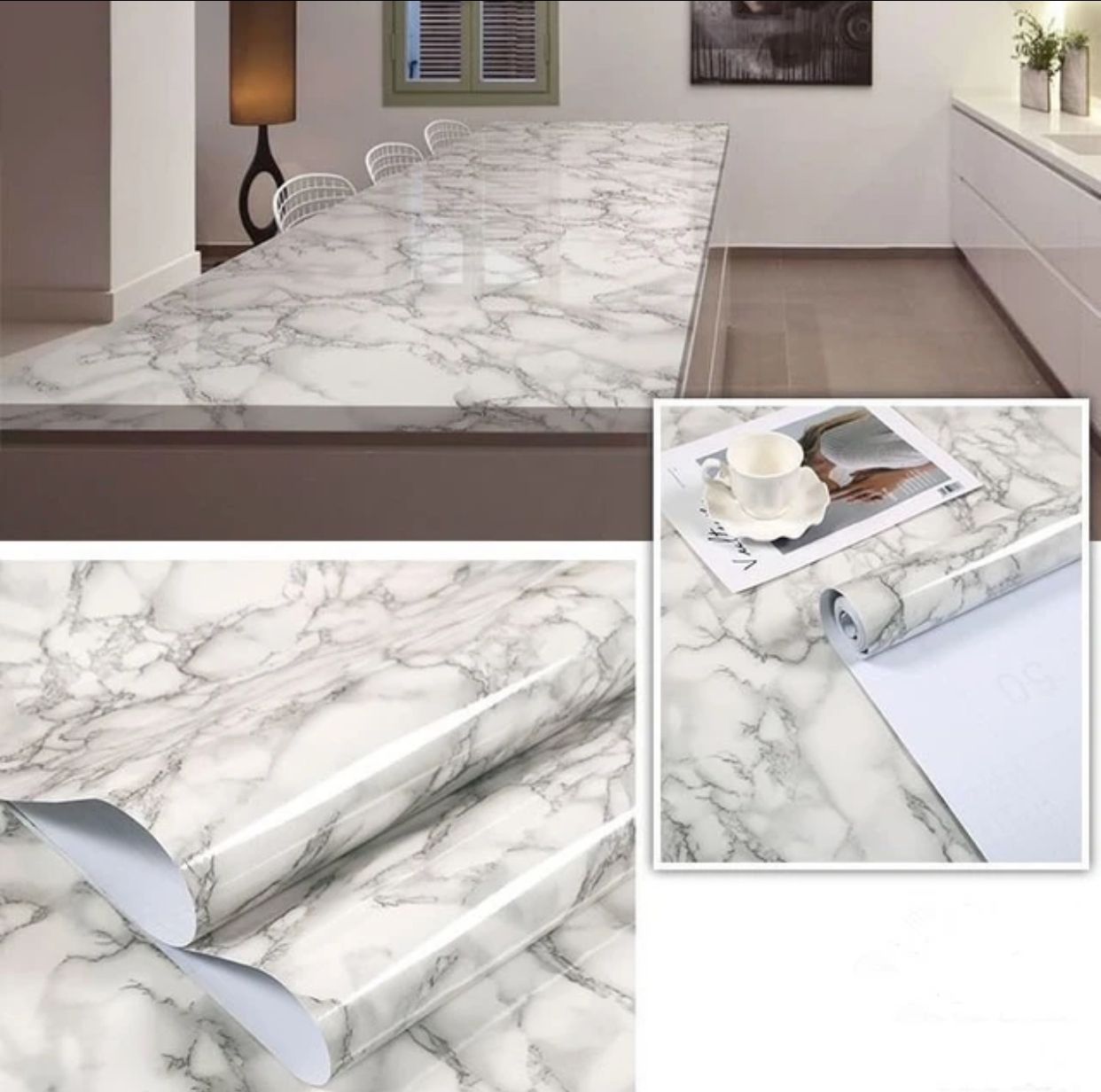 Self-adhesive Marble Roll