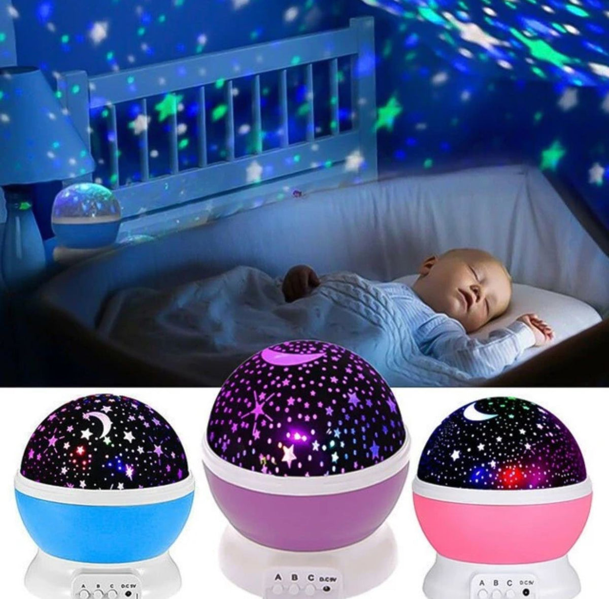 Star master dream rotating projector lamp