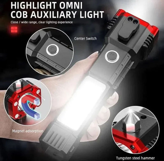 High Power Led Torch - with emergency Mobile charger