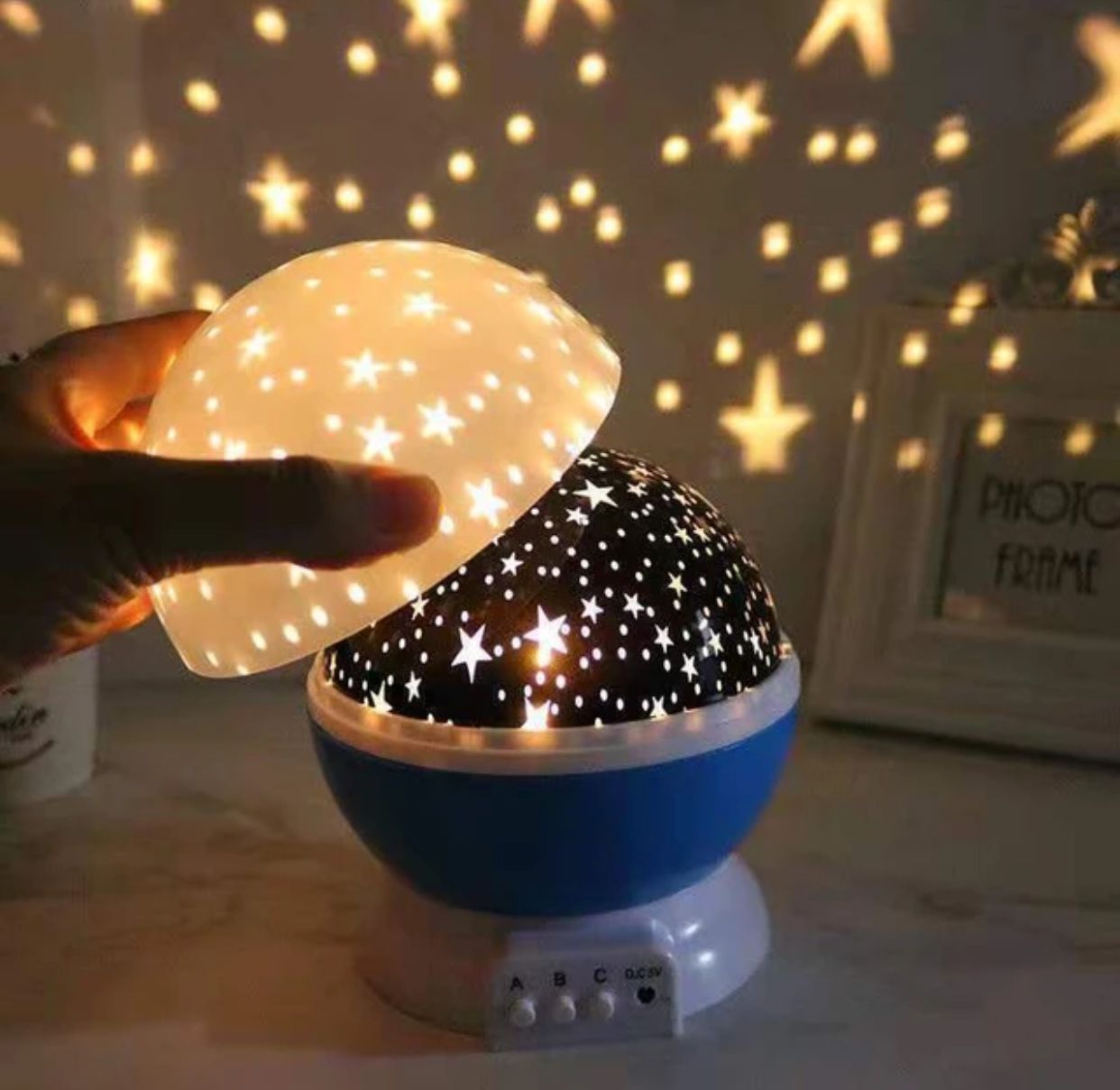 Star master dream rotating projector lamp