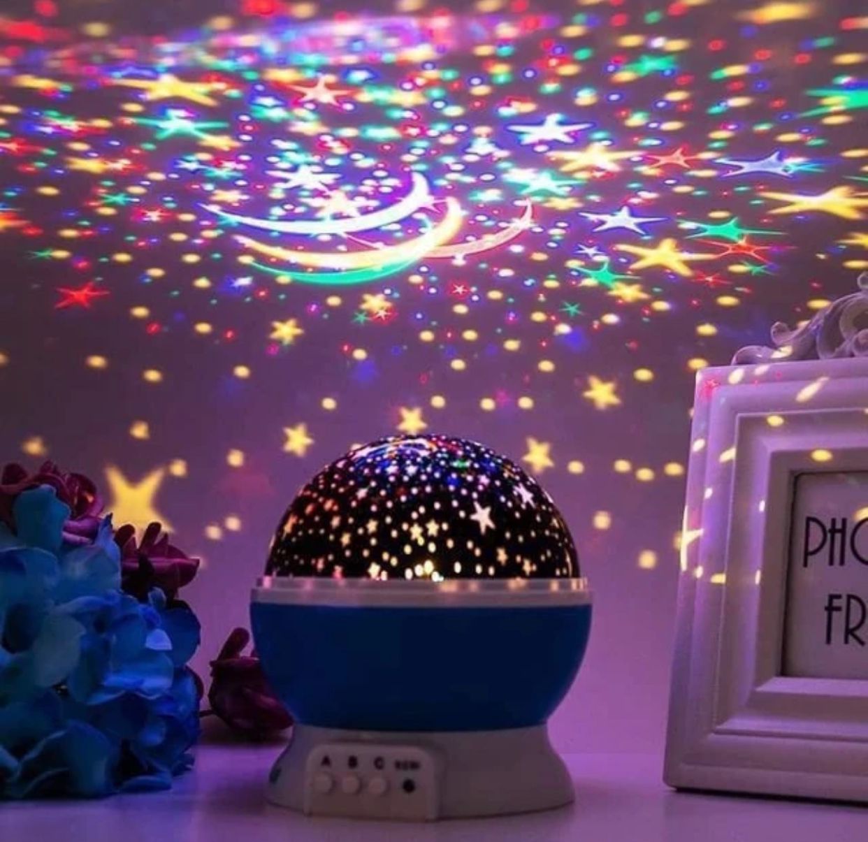 Star master dream rotating projector lamp