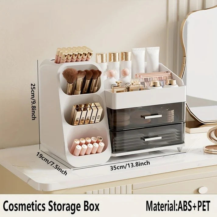 Luxury Cosmetics Organizer With Brush Holder