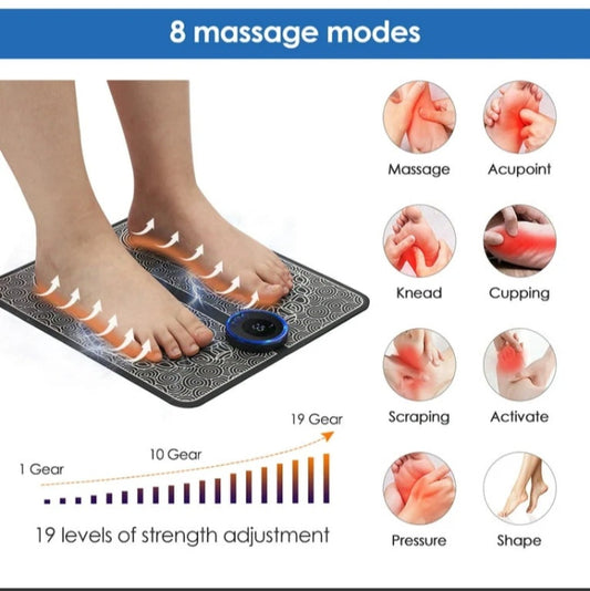 RECHARGEABLE EMS FOOT MASSAGER